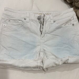 *PERFECT PROJECT* American Eagle Outfitters White Denim Jean Shorts